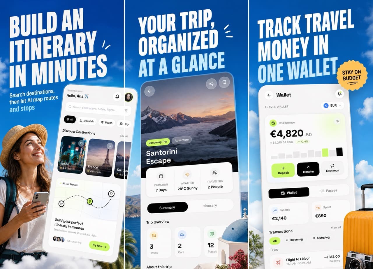 App Store screenshot style - Editorial